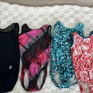 Plum gymnastic leotards BUNDLE